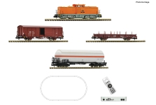 Fleischmann 5170001 - N - z21 start Digitalset Diesellok BR 111 mit Güterzug, DR, Ep. IV